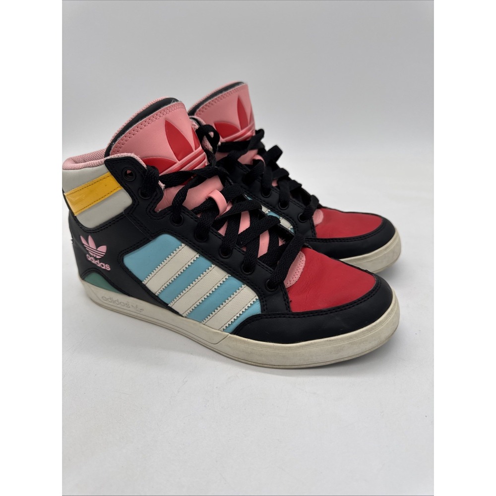 Adidas Originals Hardcourt Hi Size 7 Trefoil Multicolor FV7292 Excellent